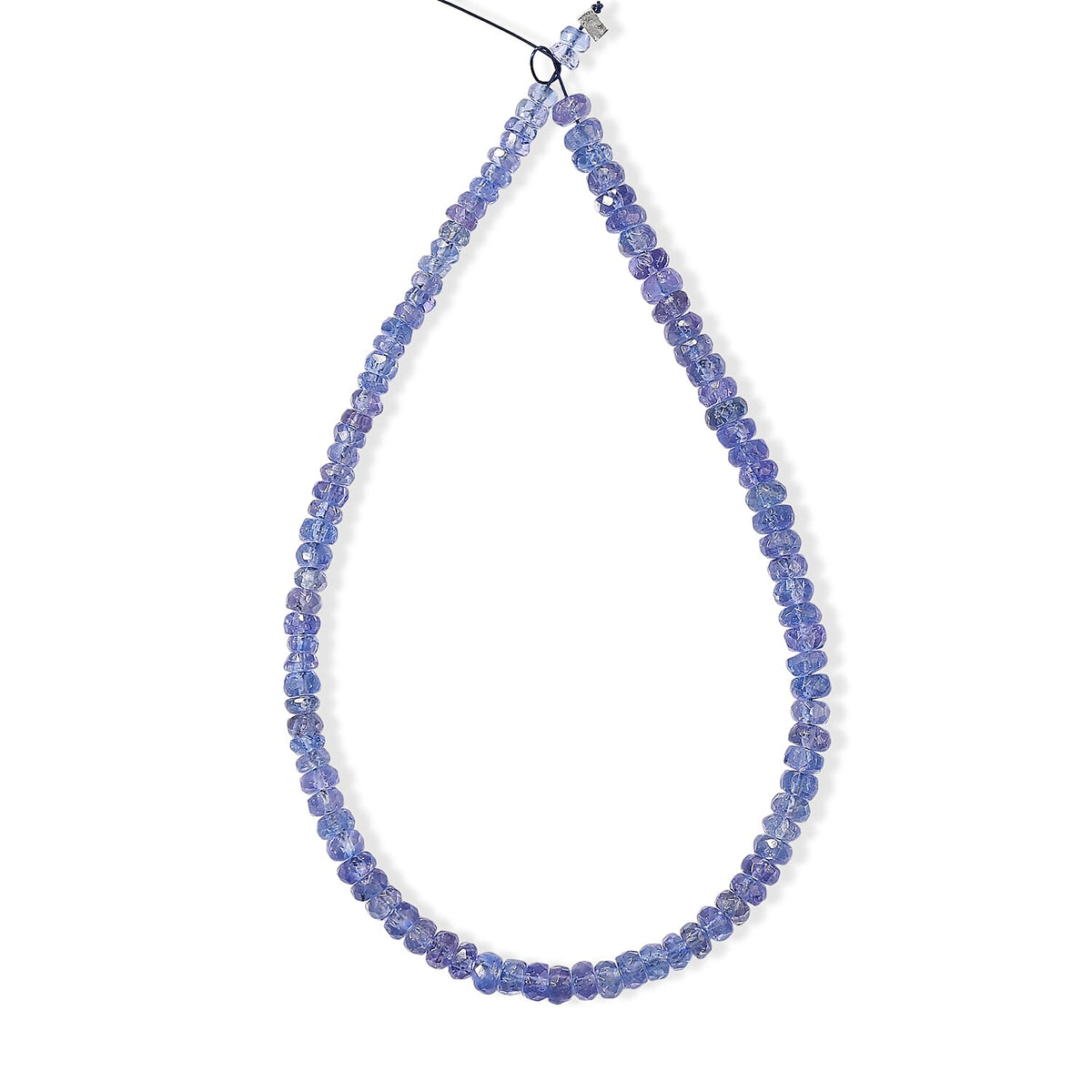 GCS Tanzanite Beaded Strand 28.00 ctw