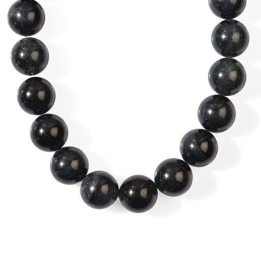 Blue Tigers Eye 908.60 ctw Chips Strand