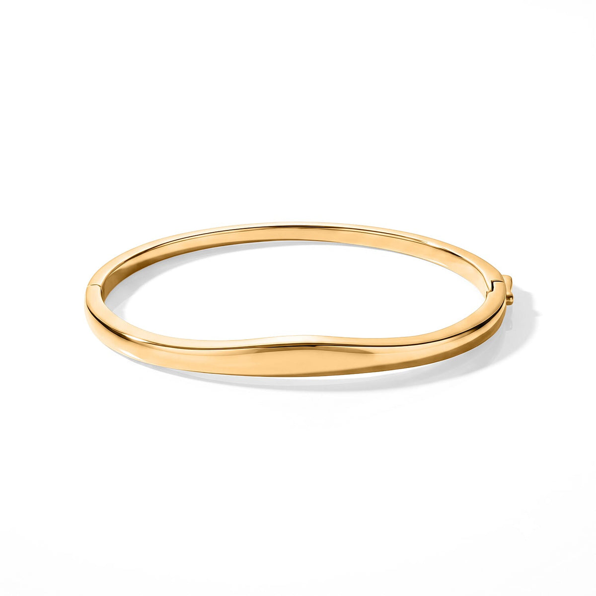 EverTrue 18K YG Plated Bangle Bracelet (7.25 In)