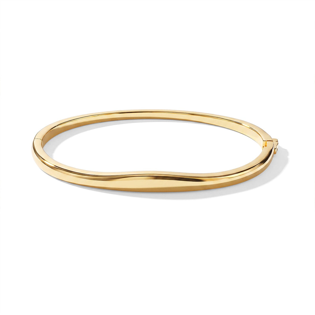 EverTrue 18K YG Plated Bangle Bracelet (7.25 In)