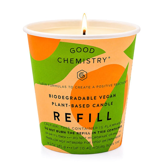 ILLUME Beauifully Done Orange Flower + Powder Refillable Candle 8.3oz
