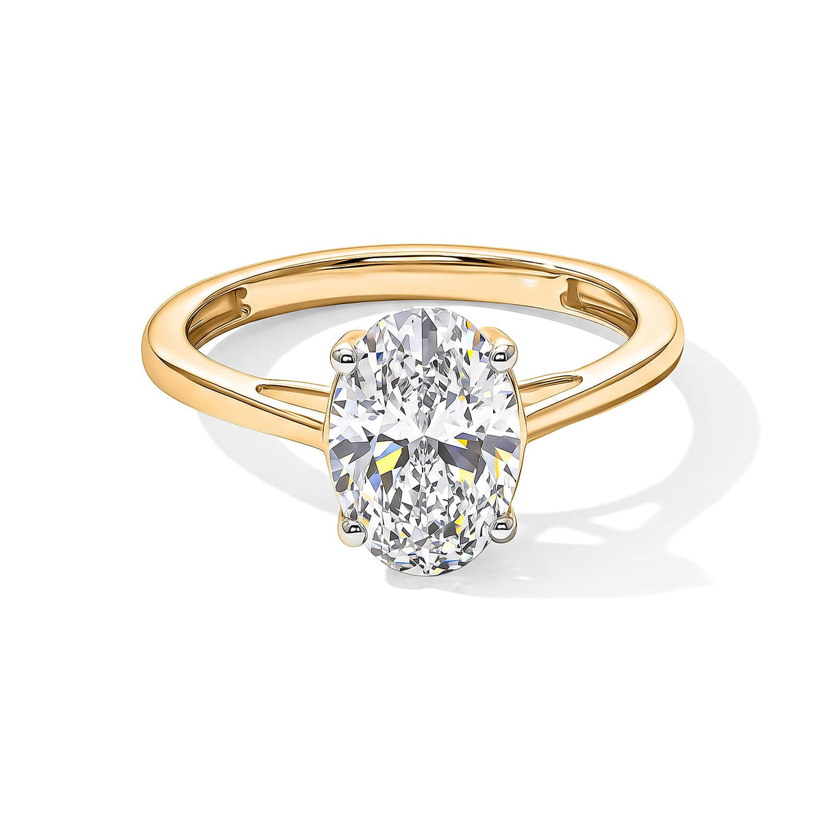 Luxuriant Lab Grown Diamond EF VS 2.00 ctw Ring in 10K White Gold (Size 8.0)