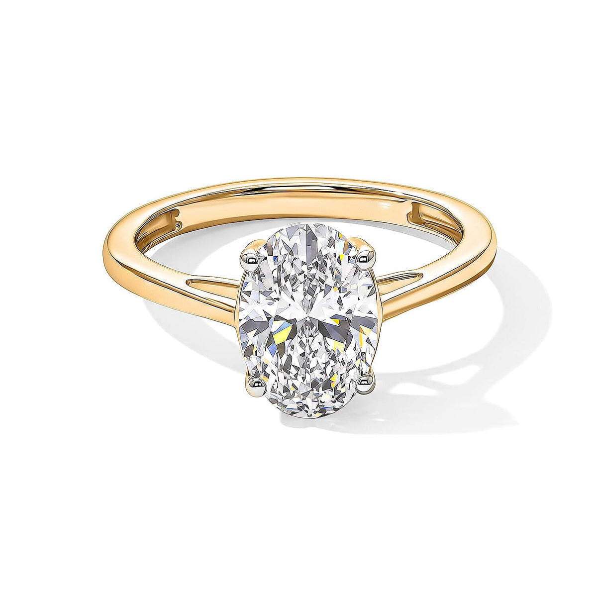 Luxuriant Lab Grown Diamond EF VS 2.00 ctw Ring in 10K White Gold (Size 8.0)