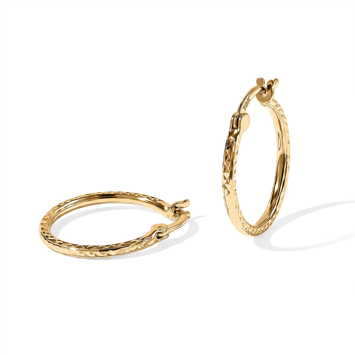 Earrings in 10K Yellow Gold 0.90 Grams