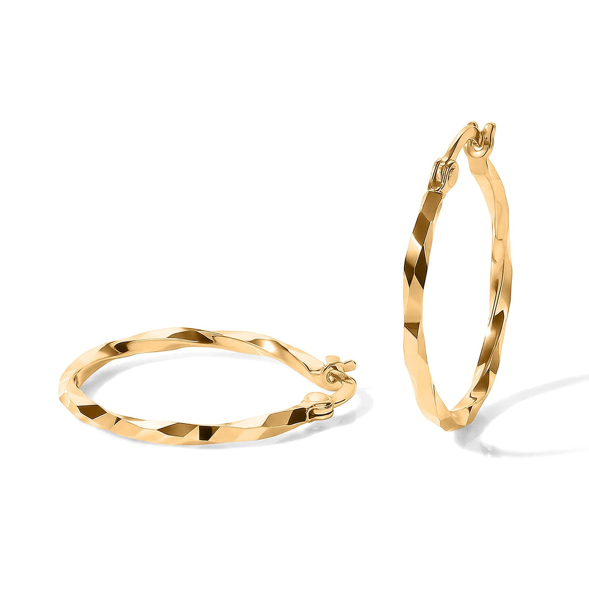 Earrings in 10K Yellow Gold 1.25 Grams