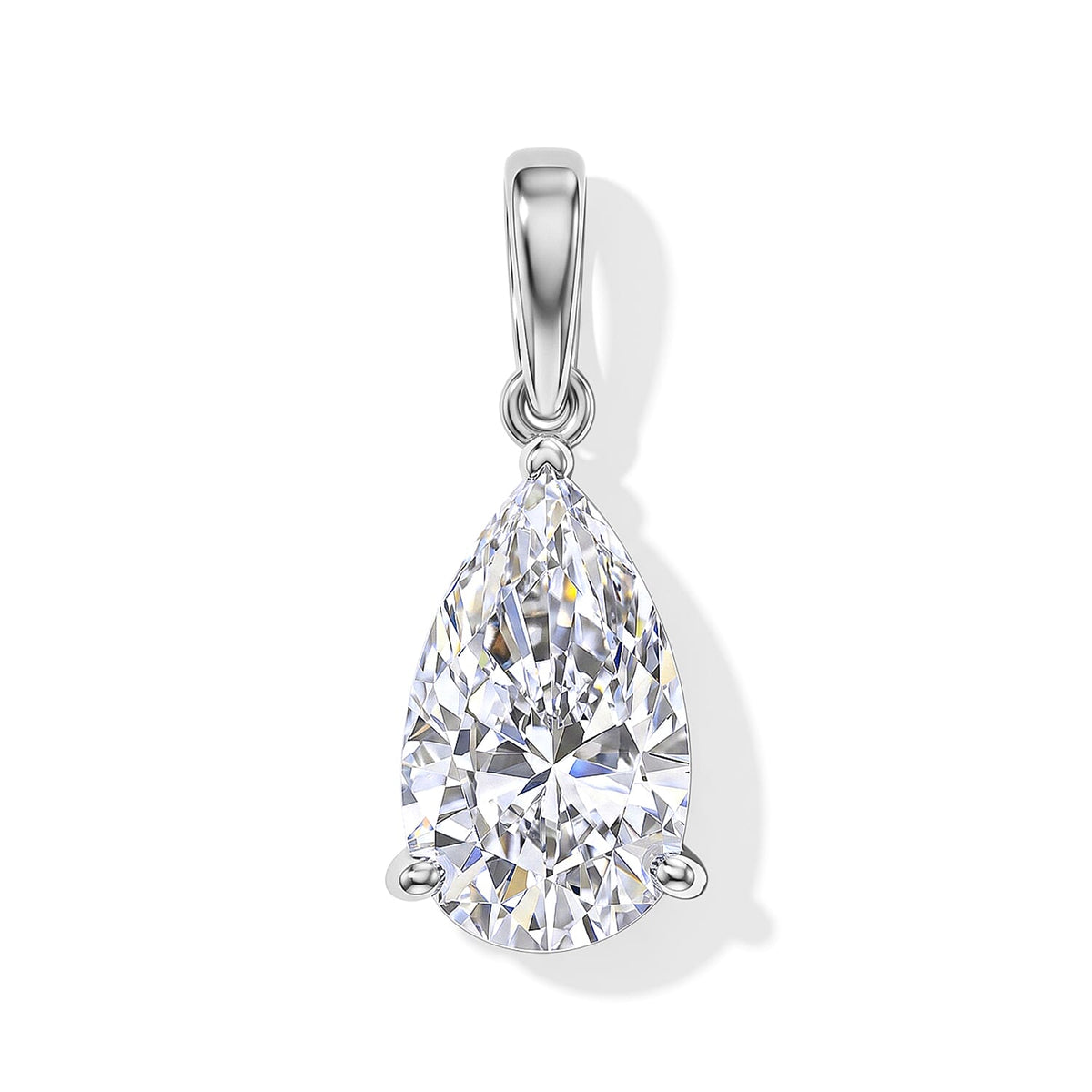 Lab Grown Diamond EF VS 2.00 ctw Pendant Without Chain 10K White Gold