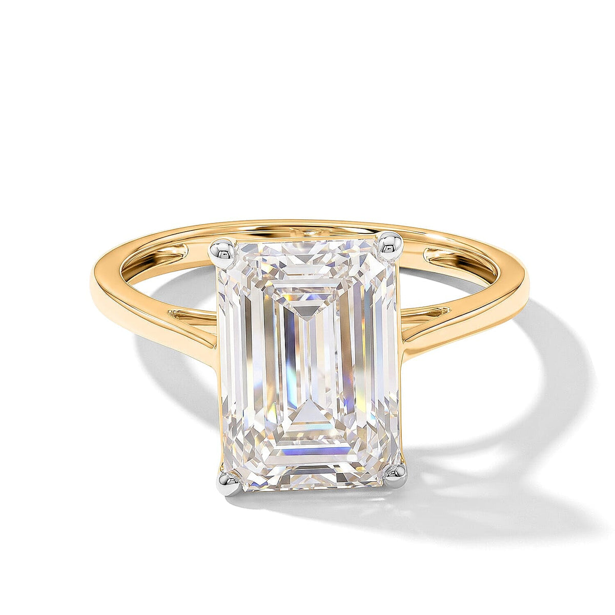 14K Yellow Gold Lab Grown Diamond (G-VS) Ring (Size 10.0)