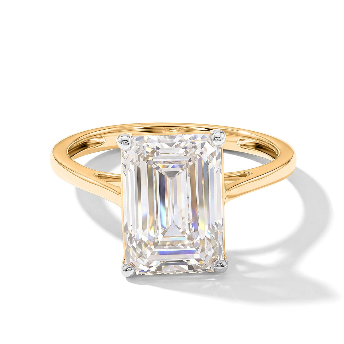 14K Yellow Gold Lab Grown Diamond (G-VS) Ring (Size 10.0)