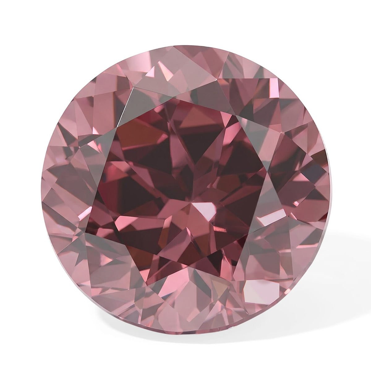 AAAA Red Zircon (Rnd 6 mm) 1.20 ctw