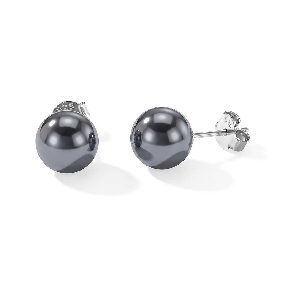 D''Joy Terahertz 2.0 ctw Stud Earrings in Rhodium Over Sterling Silver
