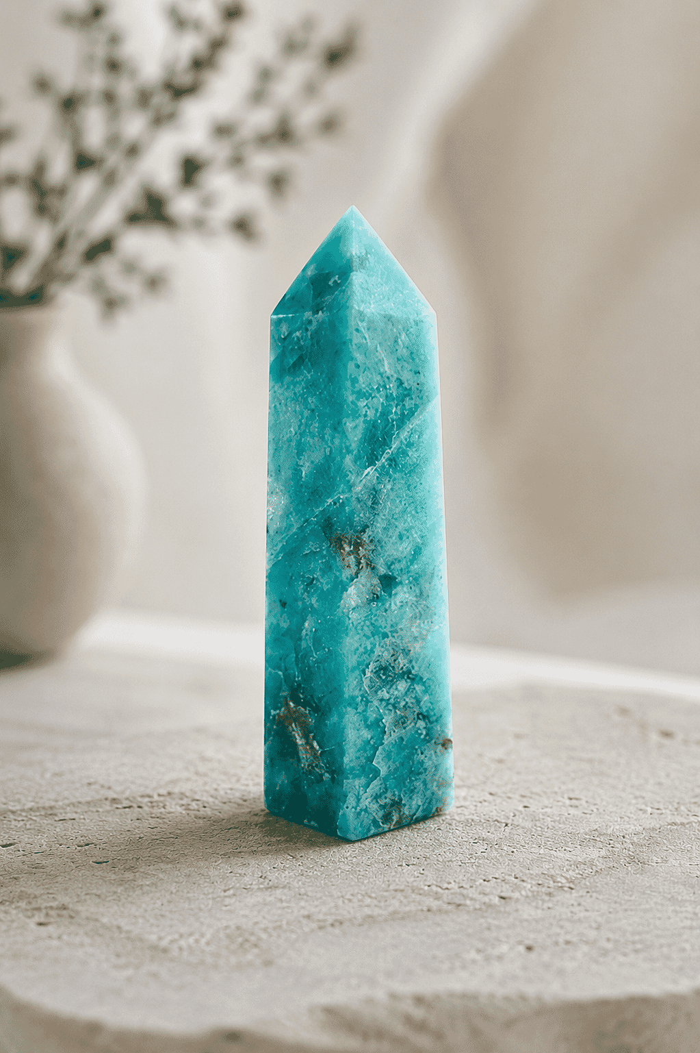Amazonite and Smoky Quartz Generator 3-4" Approx 550Ctw