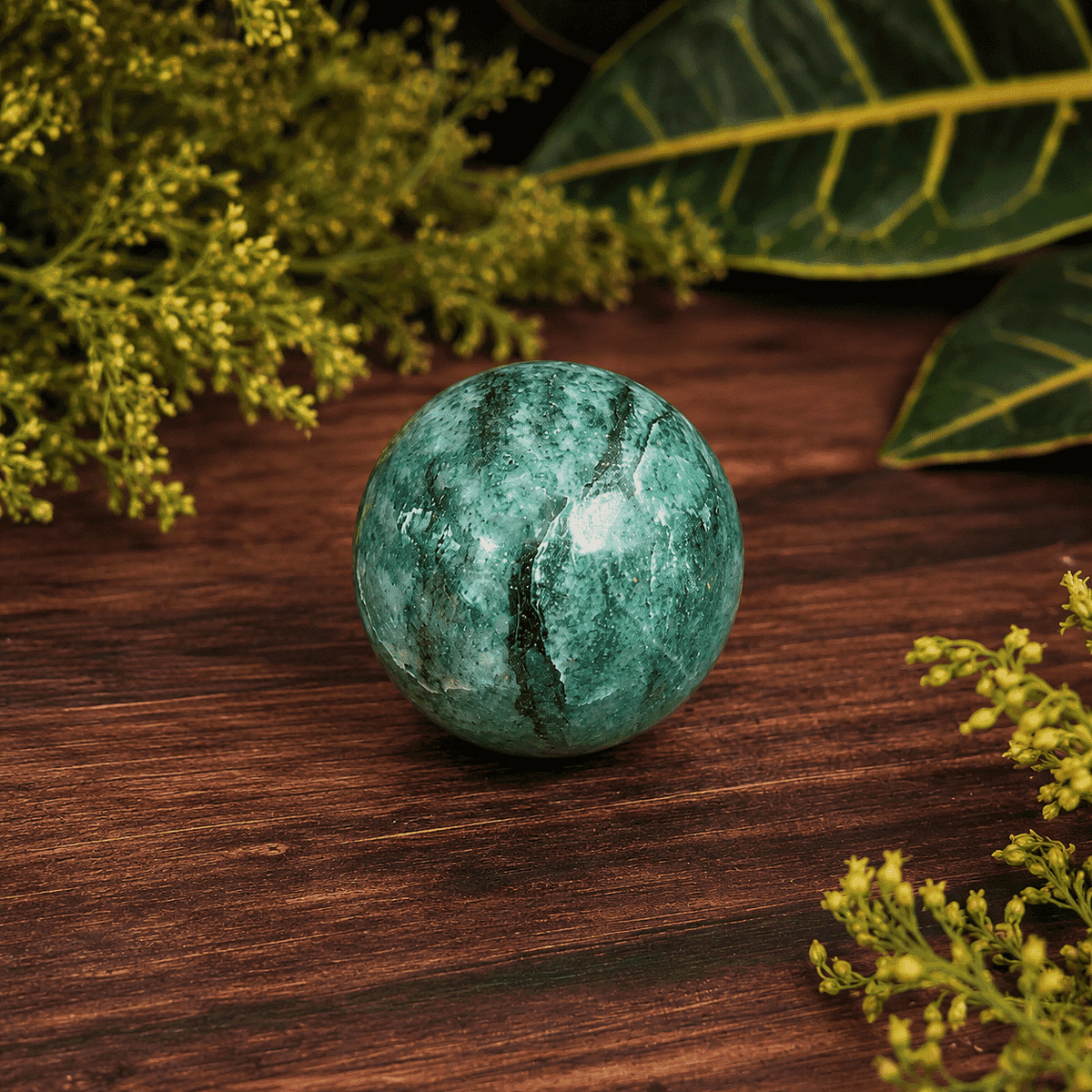 Jade Sphere 1-2" Approx 1880Ctw