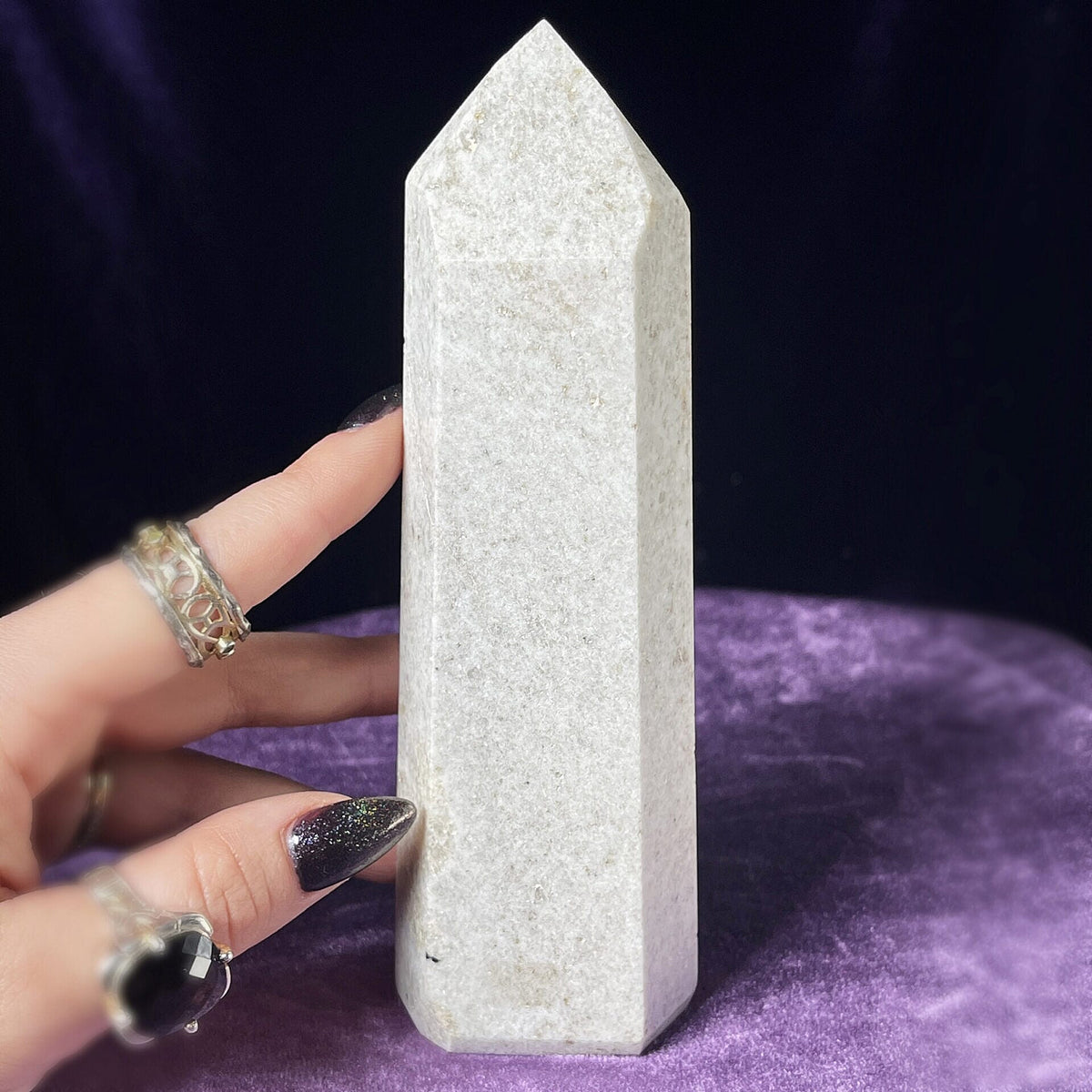 Albite and Golden Mica Obelisk 3-4" Approx 1945Ctw