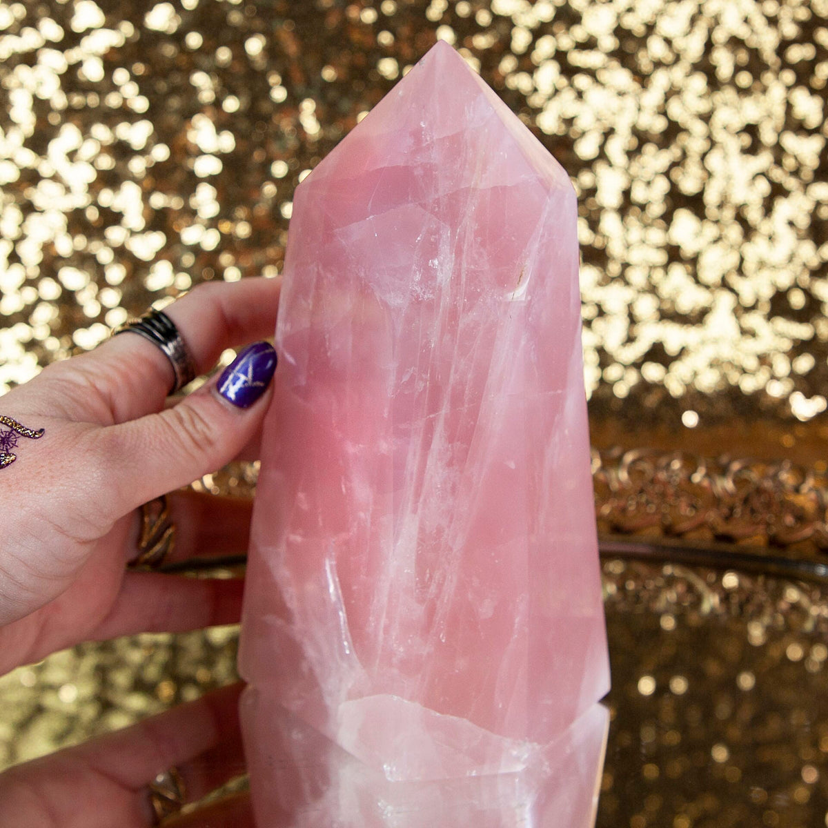 Madagascan Rose Quartz Generator 4-5" 2900 ctw