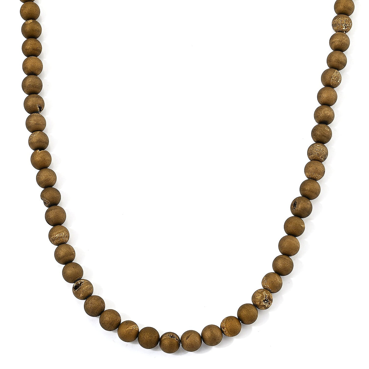 GCS Drusy Agate 160 ctw Beaded Strand 15 Inches