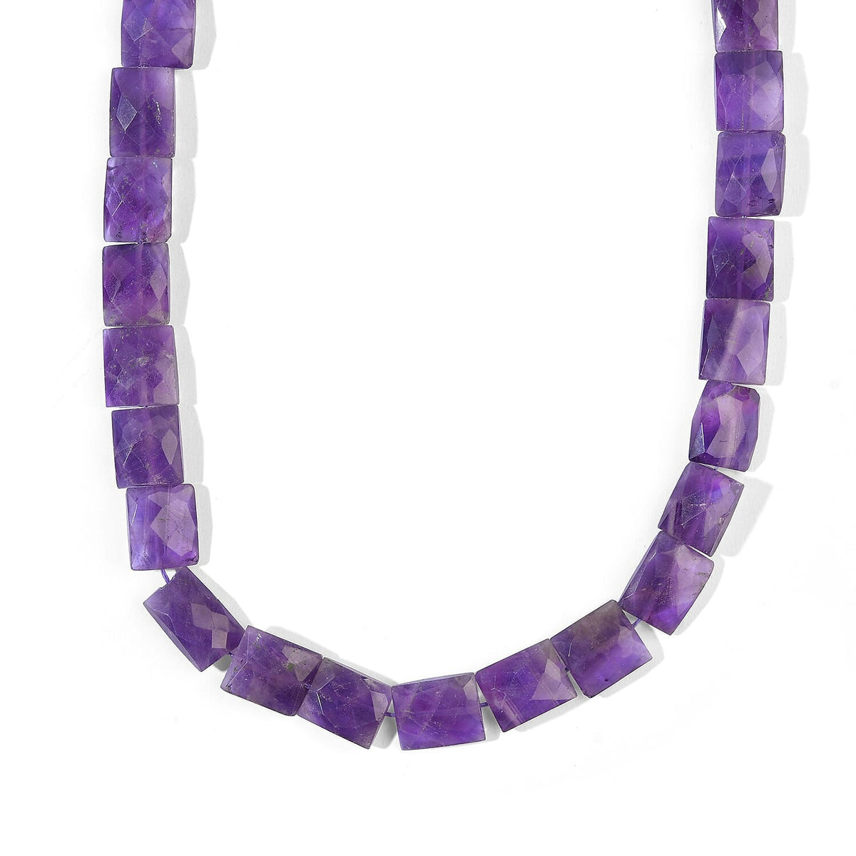 GCS African Amethyst 118.50 ctw Beaded Strand