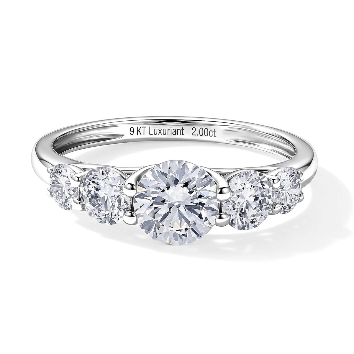 Luxuriant Lab Grown Diamond E-F VS 2.00 ctw Ring in 10K White Gold (Size 8.0)