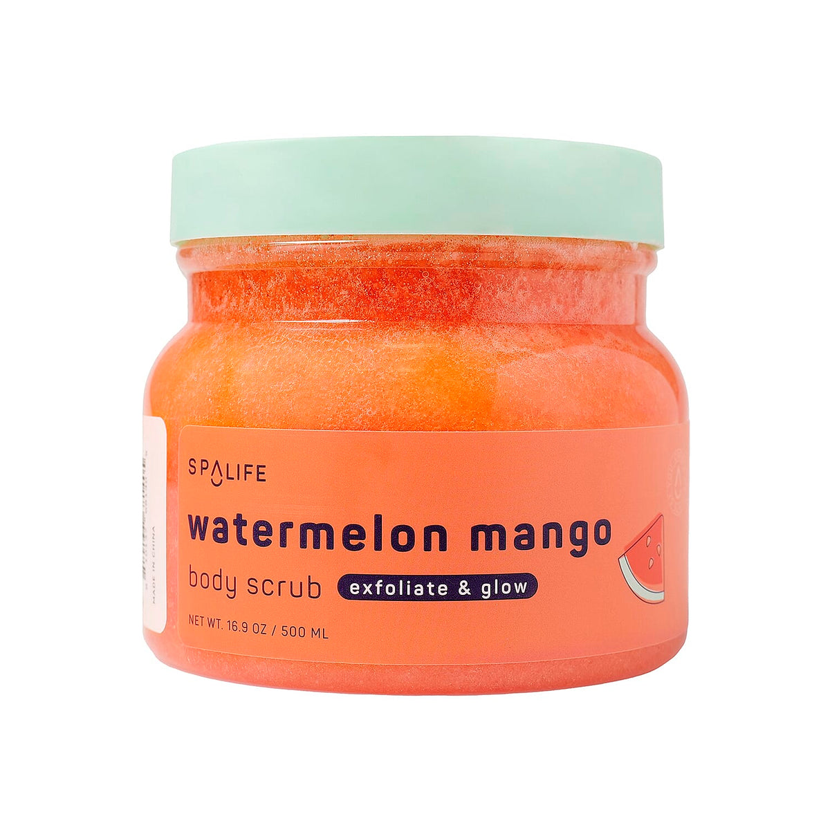SpaLife Watermelon Mango Exfoliate & Glow Body Scrub (16.9oz) Made in Korea (Ships in 3-5 Days)