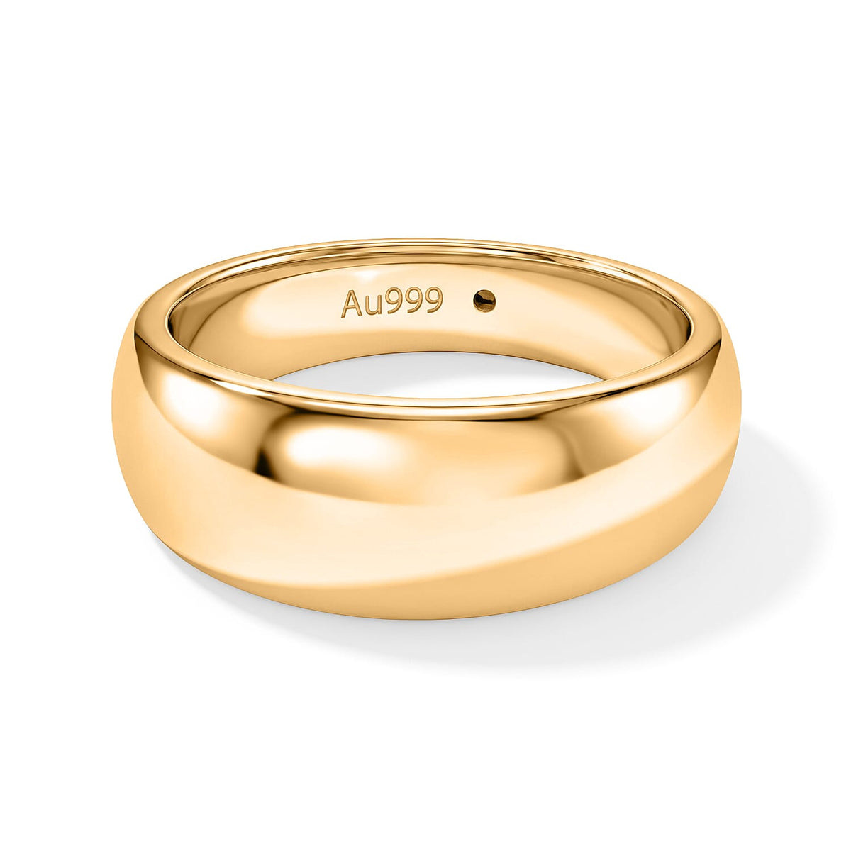 Dome Ring in 24K Yellow Gold (Size 10.0) 2.0 Grams