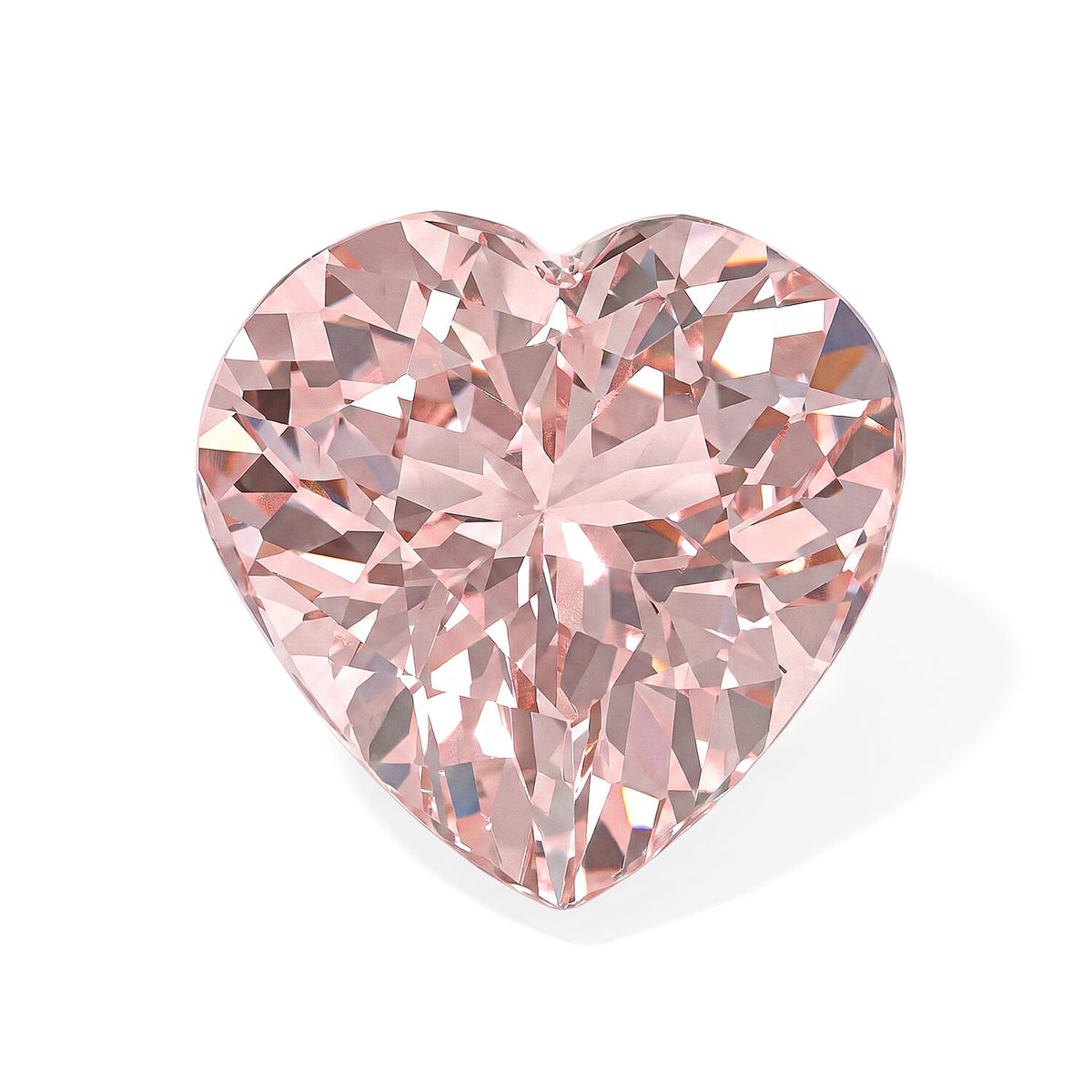 AAAA Pink Morganite (Heart 9 mm) 2.00 ctw