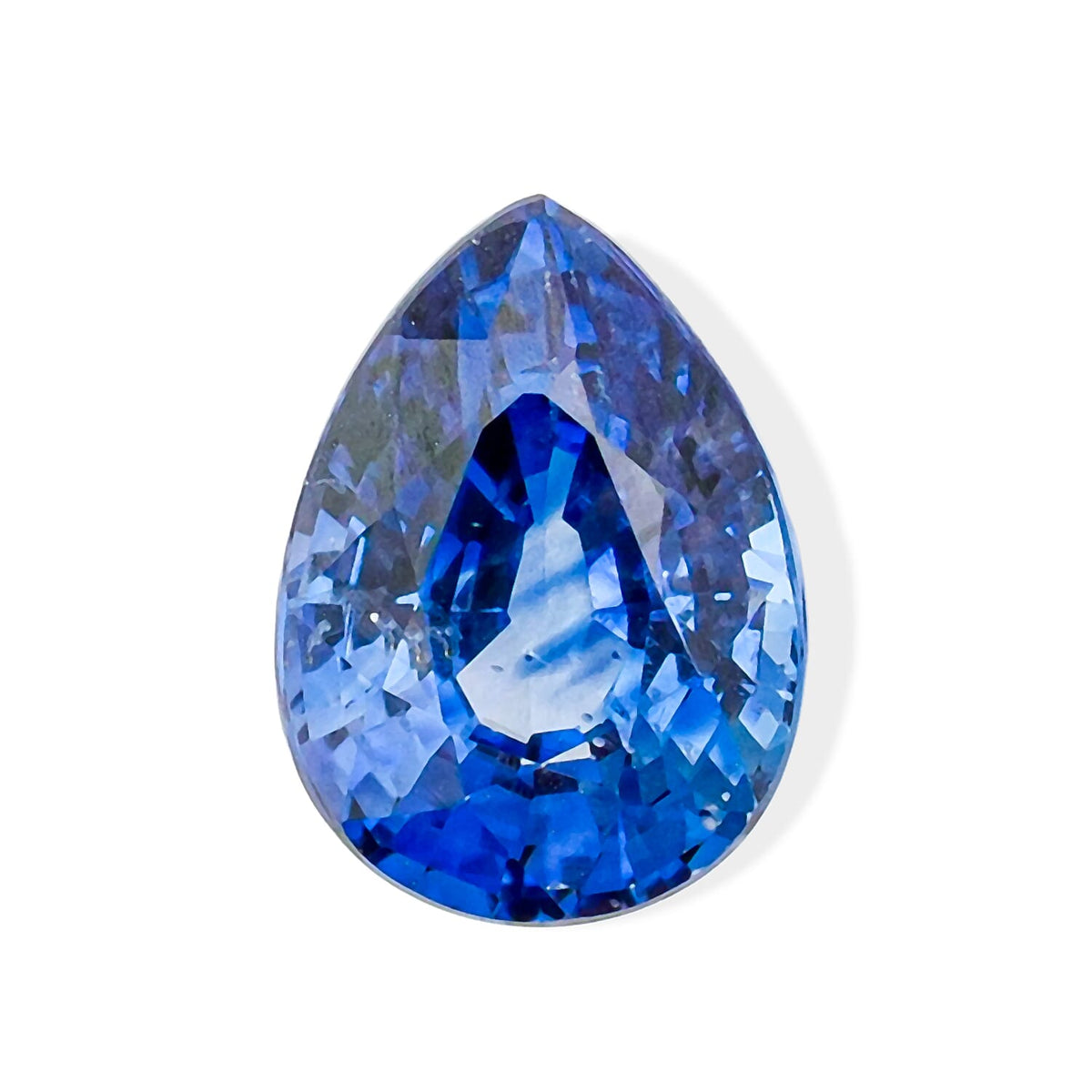 AAAA Royal Ceylon Blue Sapphire (Pear Free Size) 0.70 ctw