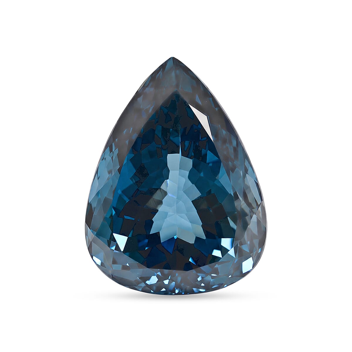 AAAA London Blue Topaz (Pear Free Size) 45.00 ctw