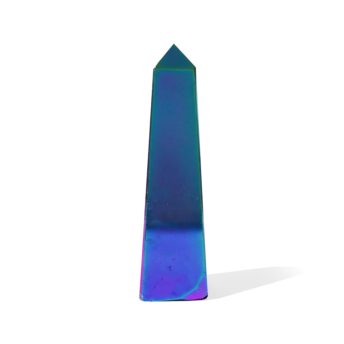Titanium Aura Clear Quartz Obelisk 5-5.5 Approx 985Ctw