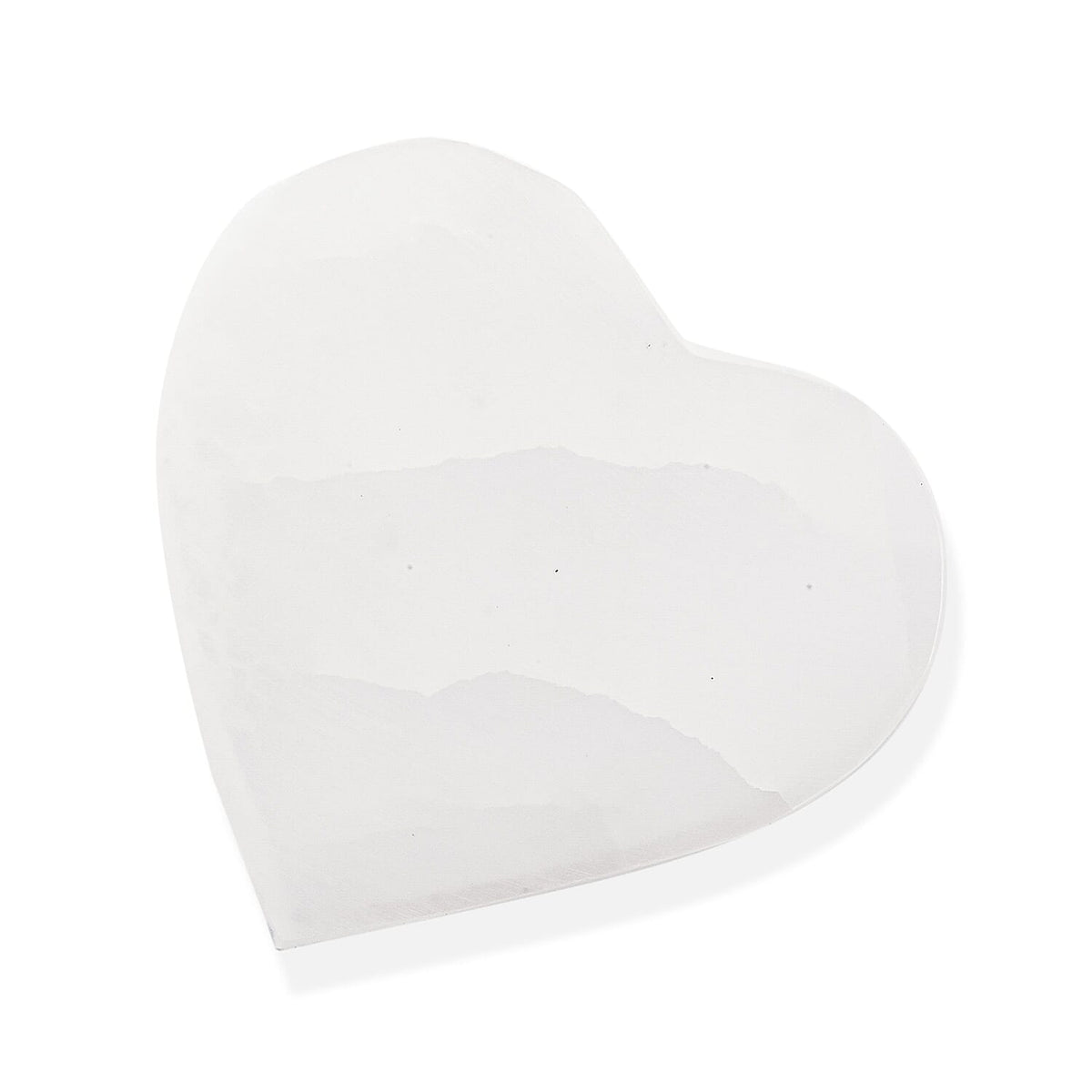 Selenite Hearts 2" Approx 1640Ctw