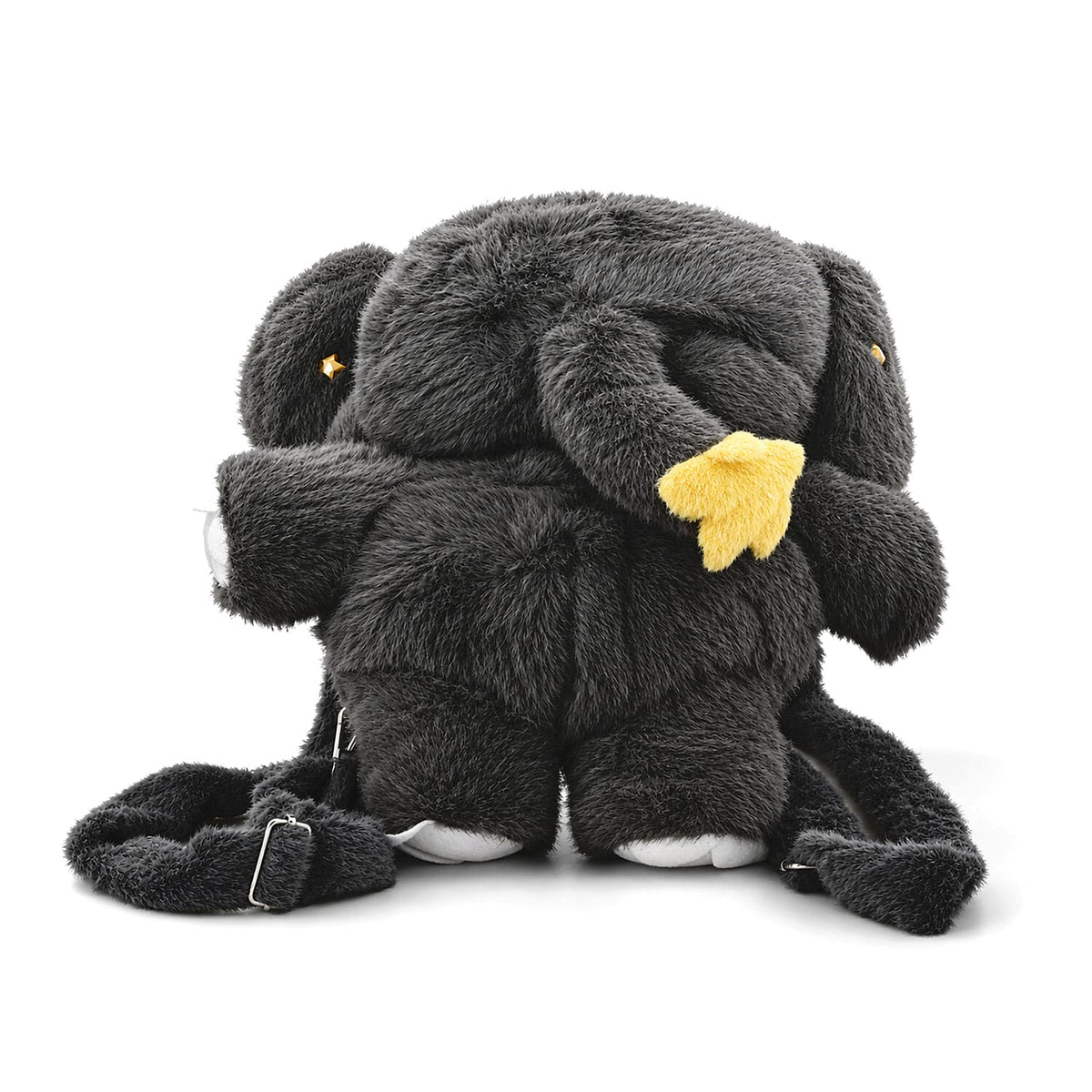 Closeout Dark Gray Elephant Plush Backpack