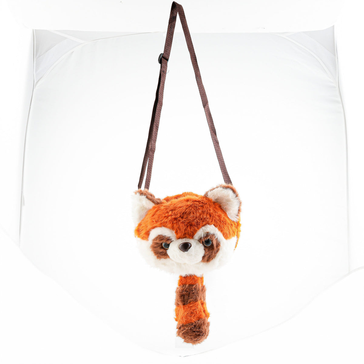 Closeout Red Panda Plush Shoulder Bag