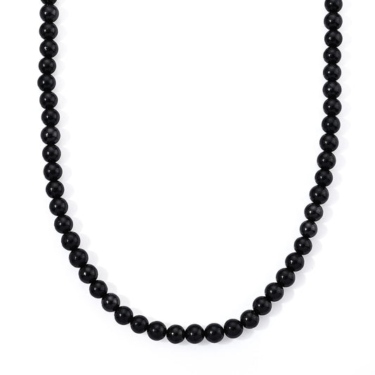 GCS Shungite 8mm Round Beaded Strand (16 Inches) 150.00 ctw