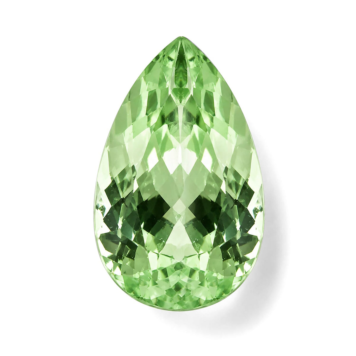 AAAA Merelani Mint Garnet (Pear Free Size) 1.00 ctw