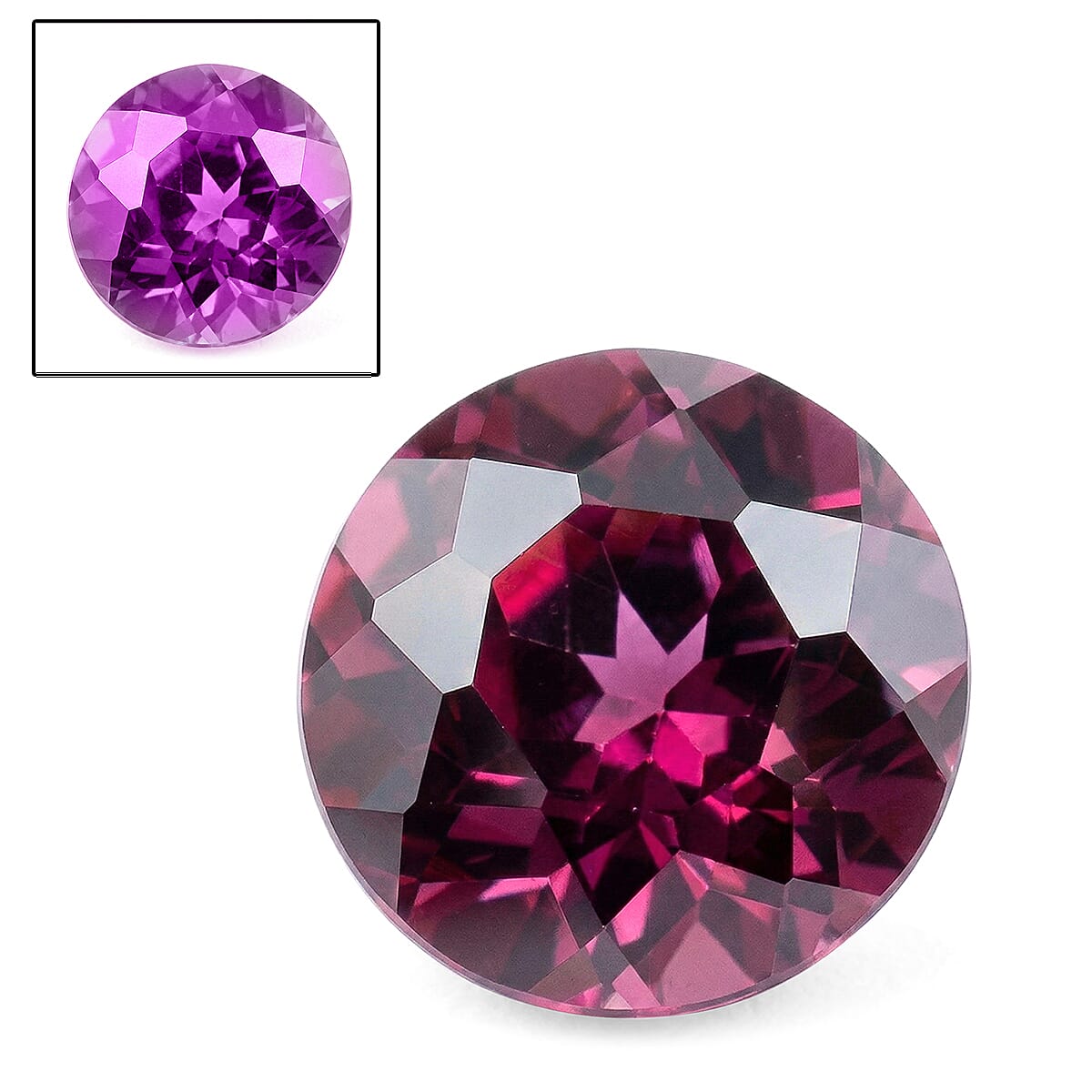 Ankur Treasure Chest AAAA Usambara Color Change Garnet (Rnd 8x8 mm) 2.00 ctw