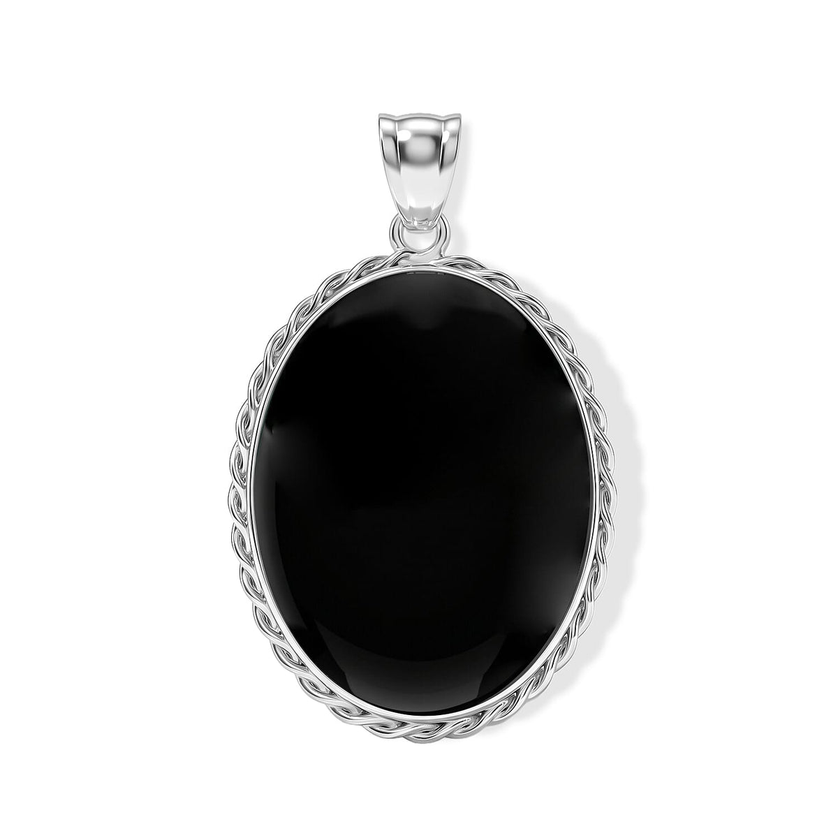 Purple Quartz Pendant Pure White Brass 61.00 ctw