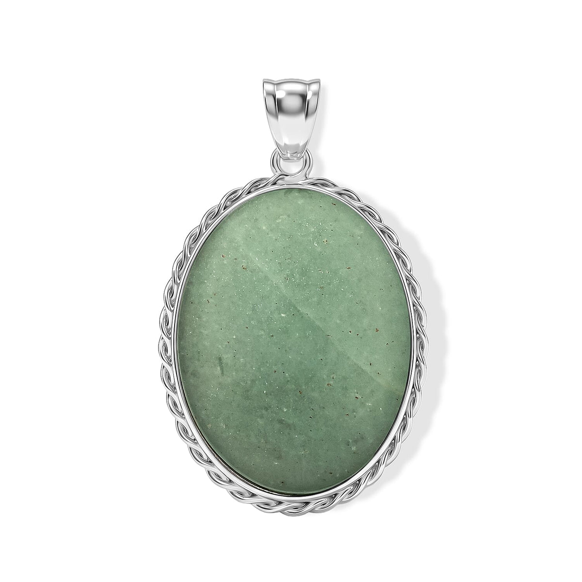 Purple Quartz Pendant Pure White Brass 61.00 ctw