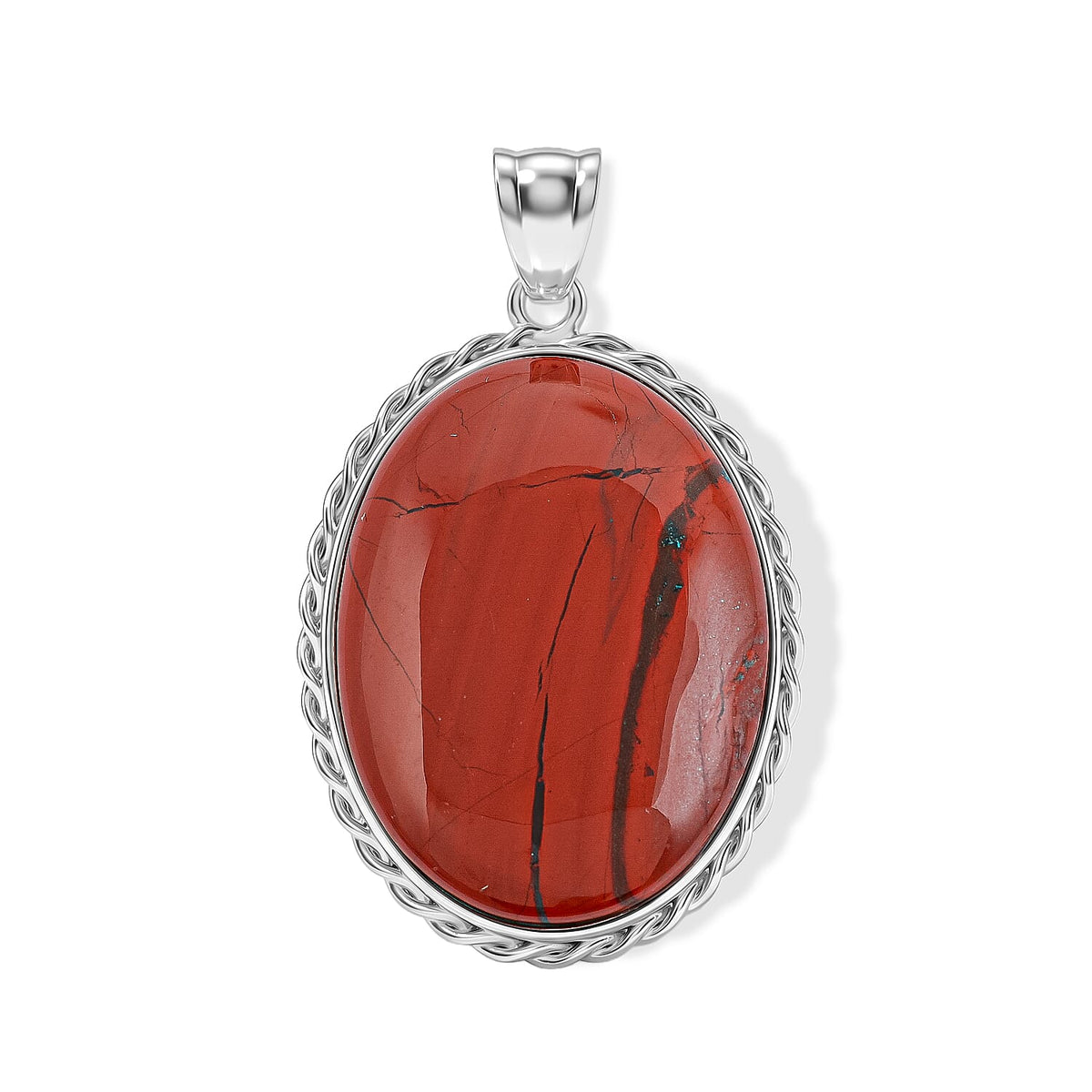 Purple Quartz Pendant Pure White Brass 61.00 ctw