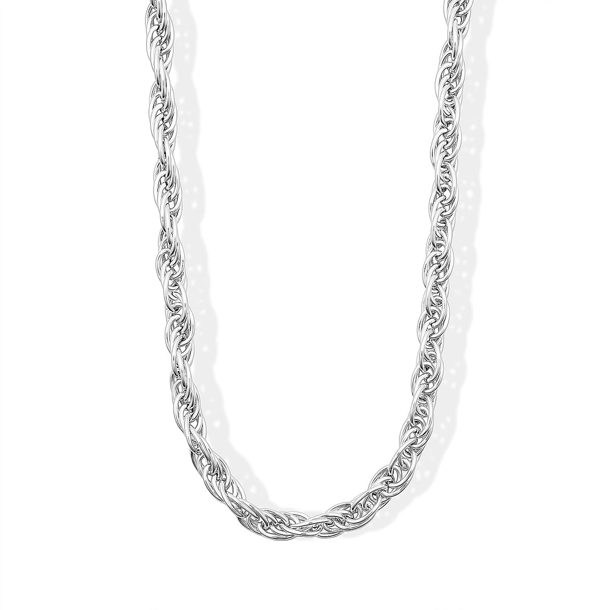 La Bella Italian Fantasia Chain Necklace in Sterling Silver (20-22 Inches) 26.12 Grams