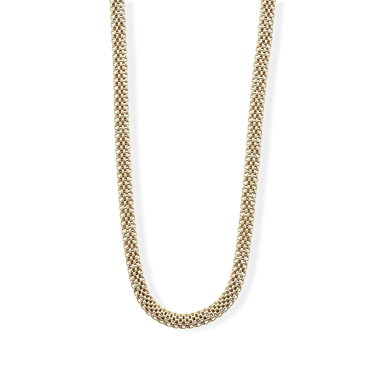 La Bella Italian Chain Necklace in 14K YG Over Sterling Silver (20-22 Inches) 14.60 Grams