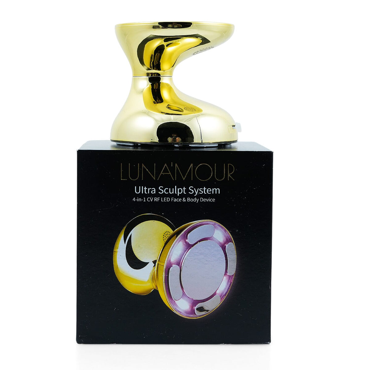 Luna''mour Ultra Sculpt System 4-in-1 CV RF LED Face & Body Device Refurbished (Lifetime Warranty