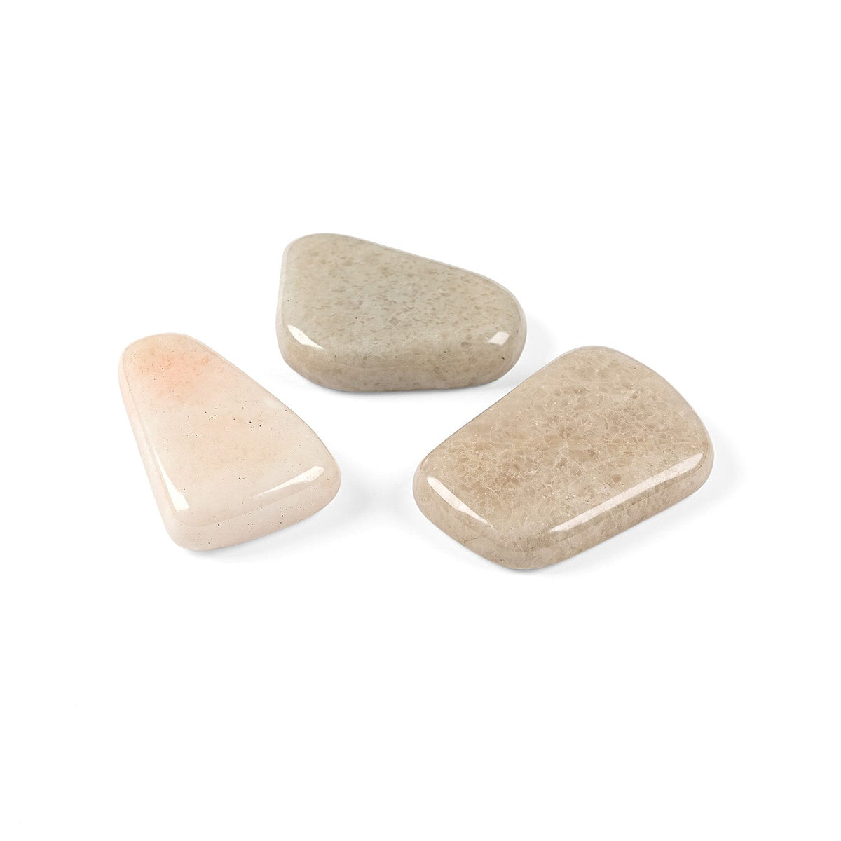 Rutilated Quartz Worry Stone (One Stone Per Purchase) (Style/Color Varies)
