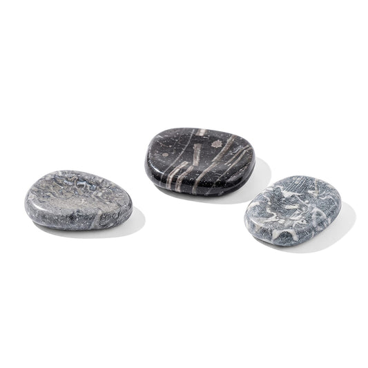 Pinolith Jasper Worry Stone (One Stone Per Purchase) (Style/Color Varies)