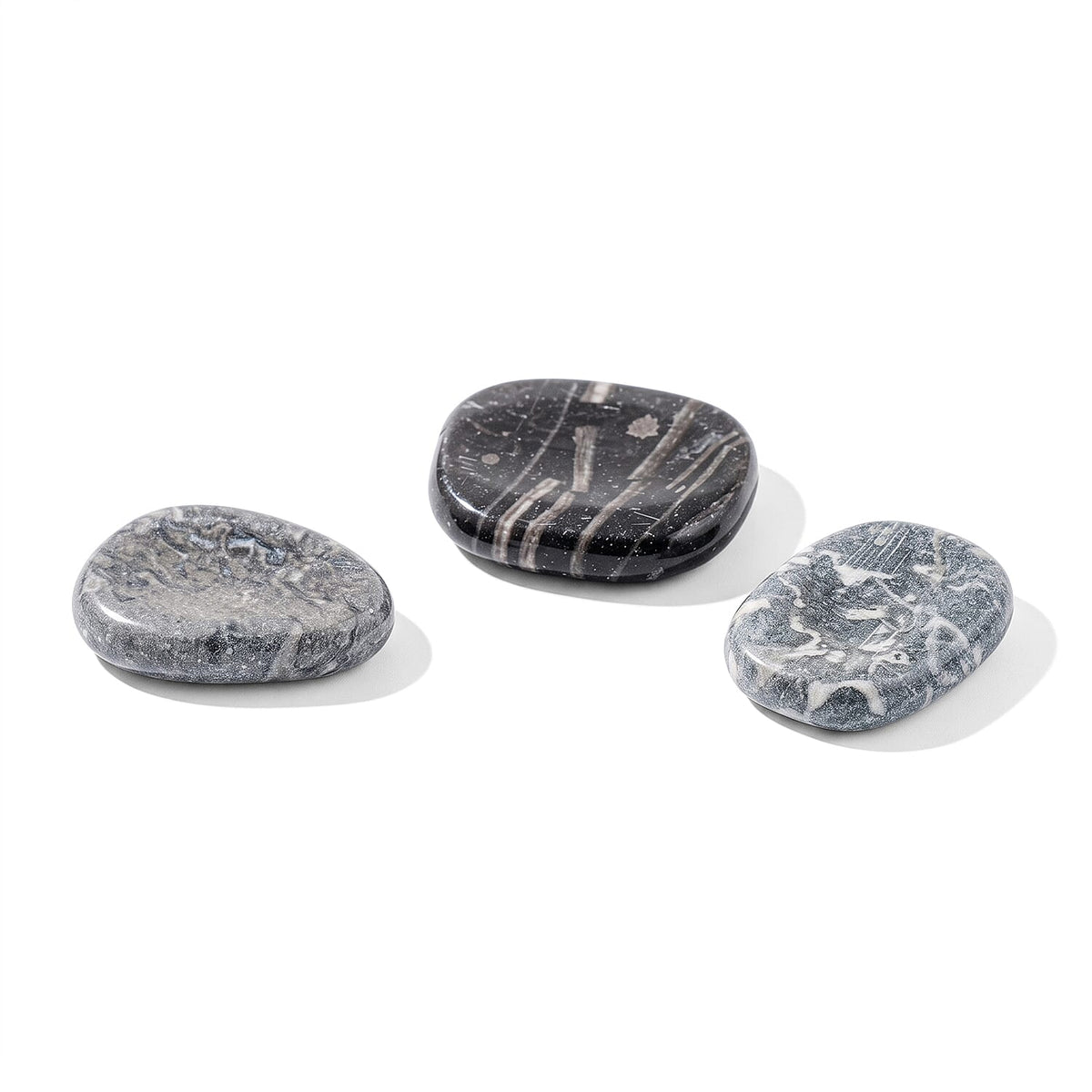 Pinolith Jasper Worry Stone (One Stone Per Purchase) (Style/Color Varies)
