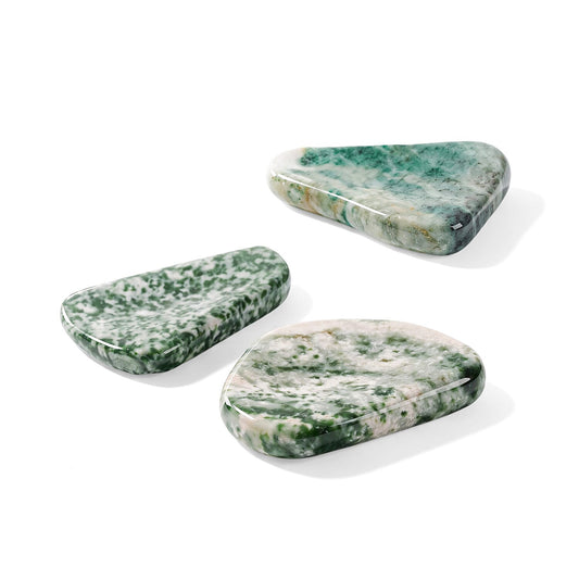 Jadeite Worry Stone (One Stone Per Purchase) (Style/Color Varies)