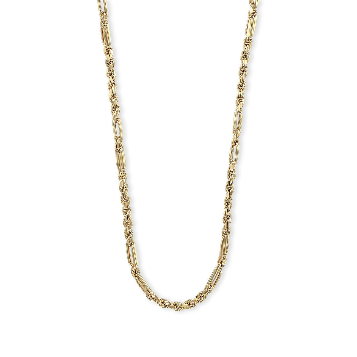 3mm Milano Chain Necklace in 10K Yellow Gold (24 Inches) 6 Grams