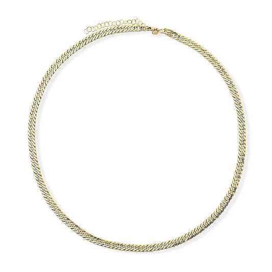 Italian 5MM Grumette Chain Necklace in 10K Yellow Gold (18-20 Inches) 5.6 Grams