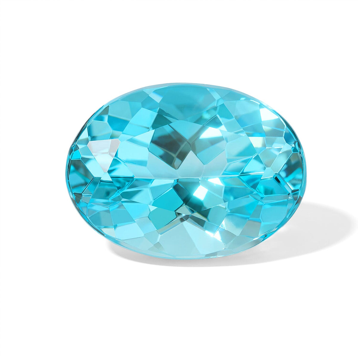 AAA Paraiba Apatite (Oval 7.5x5.5 mm) 1.00 ctw