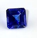Certified and Appraised Asscher Cut AAAA Tanzanite (Square) 3.50 ctw