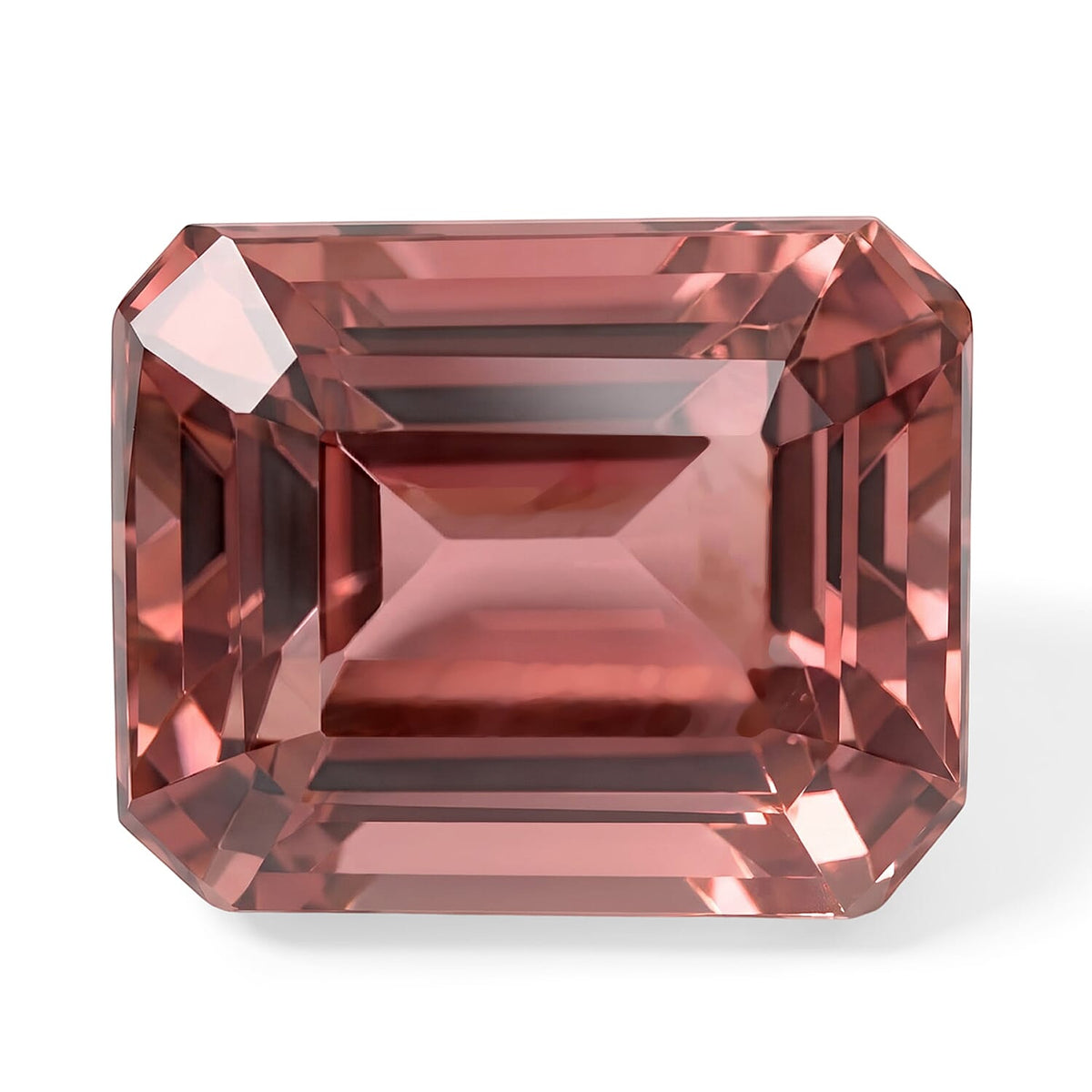 AAAA Padparadscha Tourmaline (Octagon Free Size) 2.00 ctw