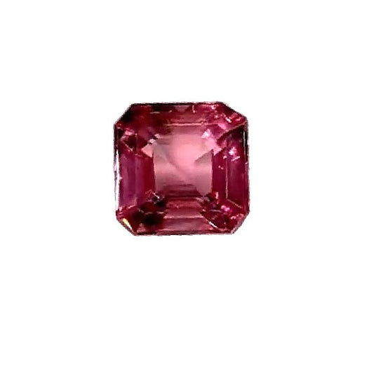 Asscher Cut AAAA Padparadscha Tourmaline (Square Free Size) 2.00 ctw