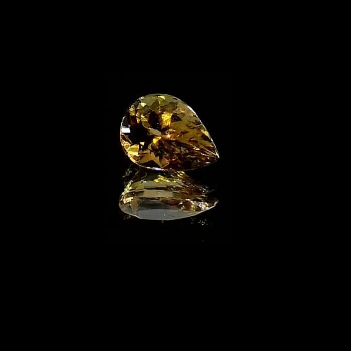 AAAA Golden Tanzanite (Pear Free Size) 1.00 ctw